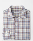 Peter Millar Waynesville Performance Flannel Sport Shirt - Winter Ivory