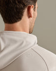 Peter Millar Pine Houndstooth Performance Hoodie - British Grey