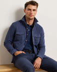 Peter Millar Ardent Air Performance Shirt Jacket - Navy