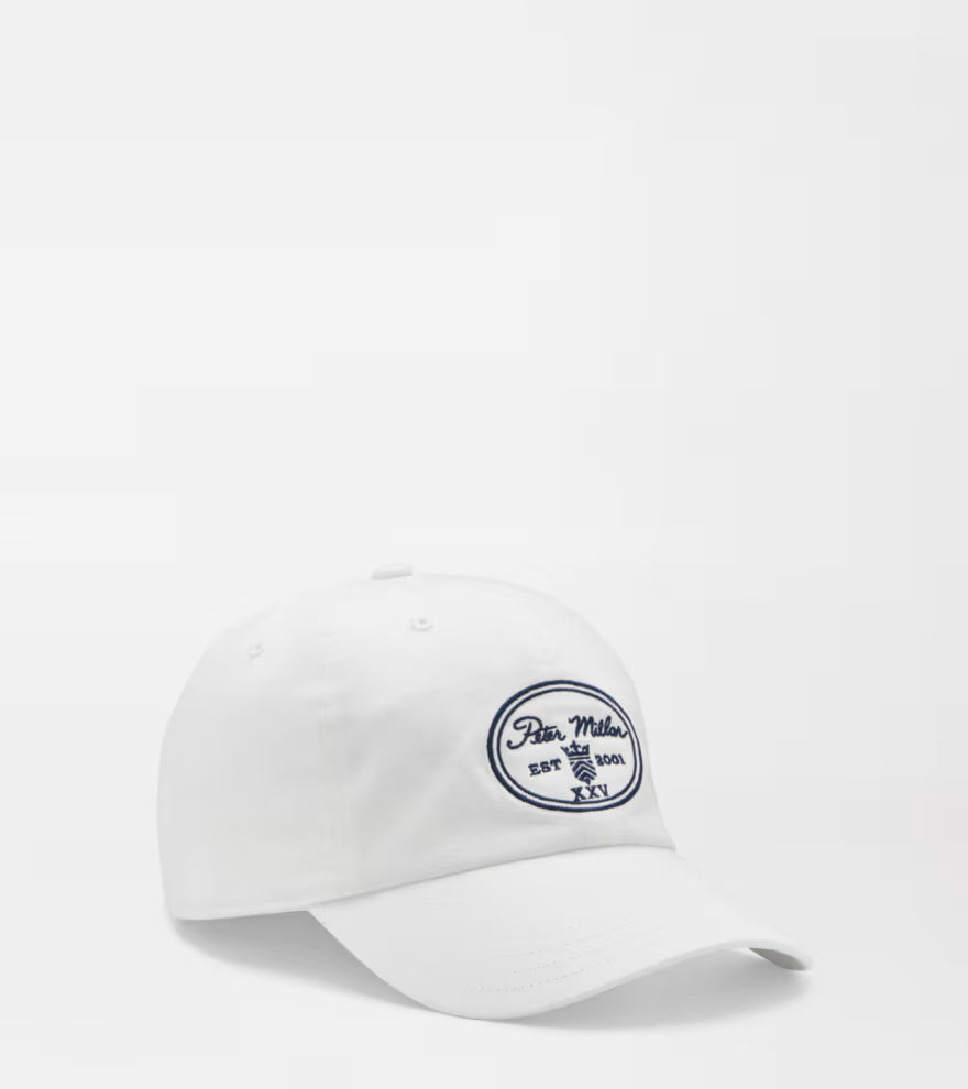 Peter Millar 25th Anniversary Hat - White