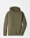 Peter Millar Crown Comfort Knit Hoodie - Fatigue