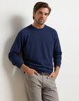 Peter Millar Crown Comfort Knit Crew - Navy