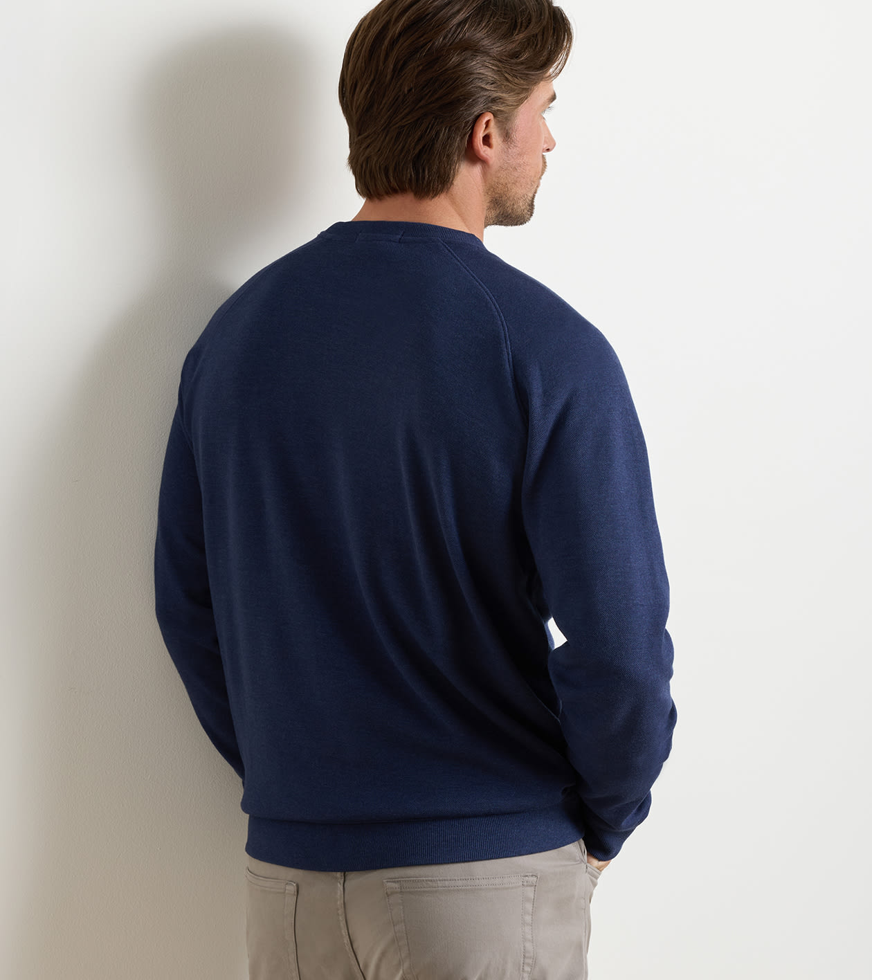 Peter Millar Crown Comfort Knit Crew - Navy