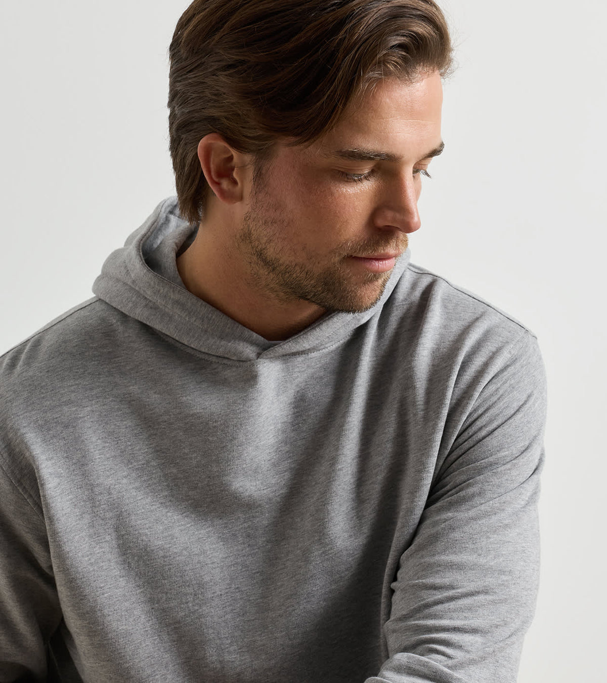 Peter Millar Oasis Pullover Hoodie - Gale Grey