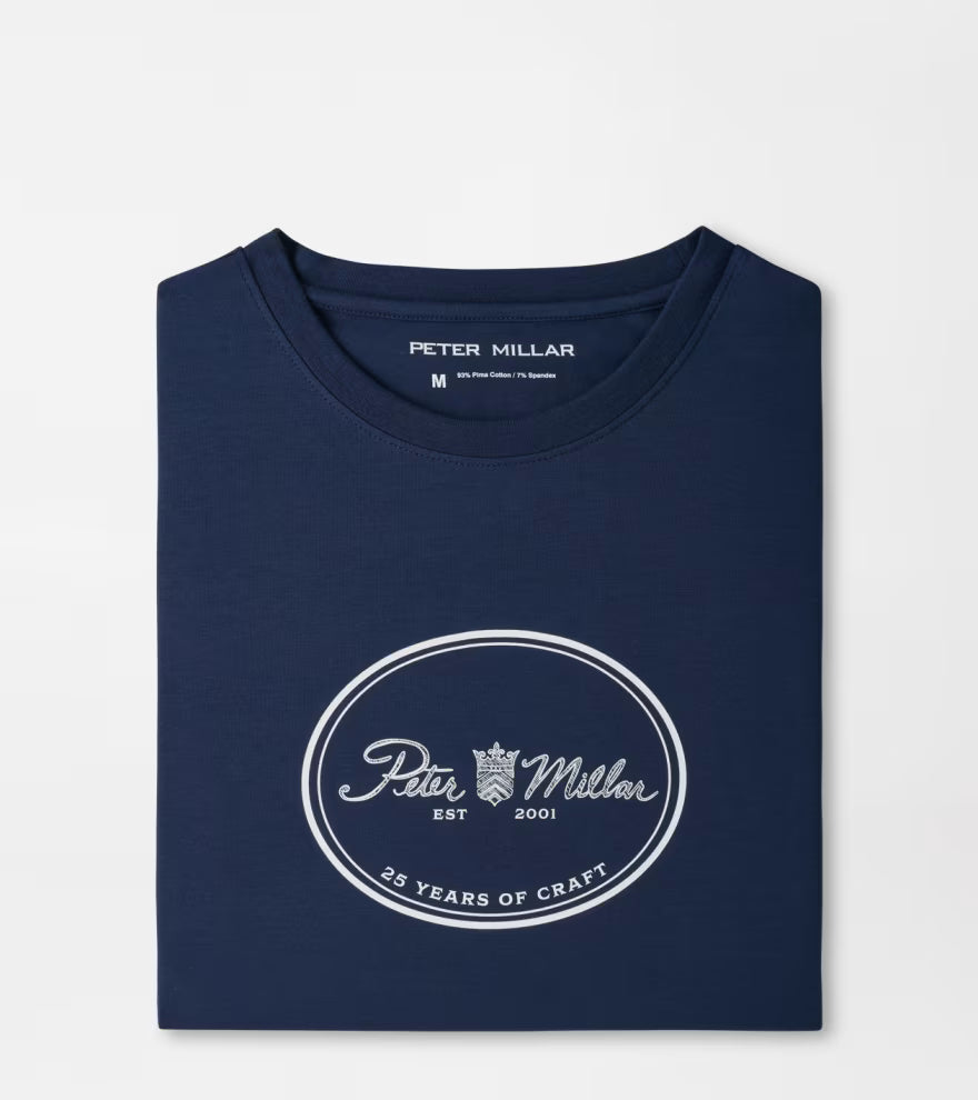 Peter Millar 25th Anniversary T-Shirt - Navy