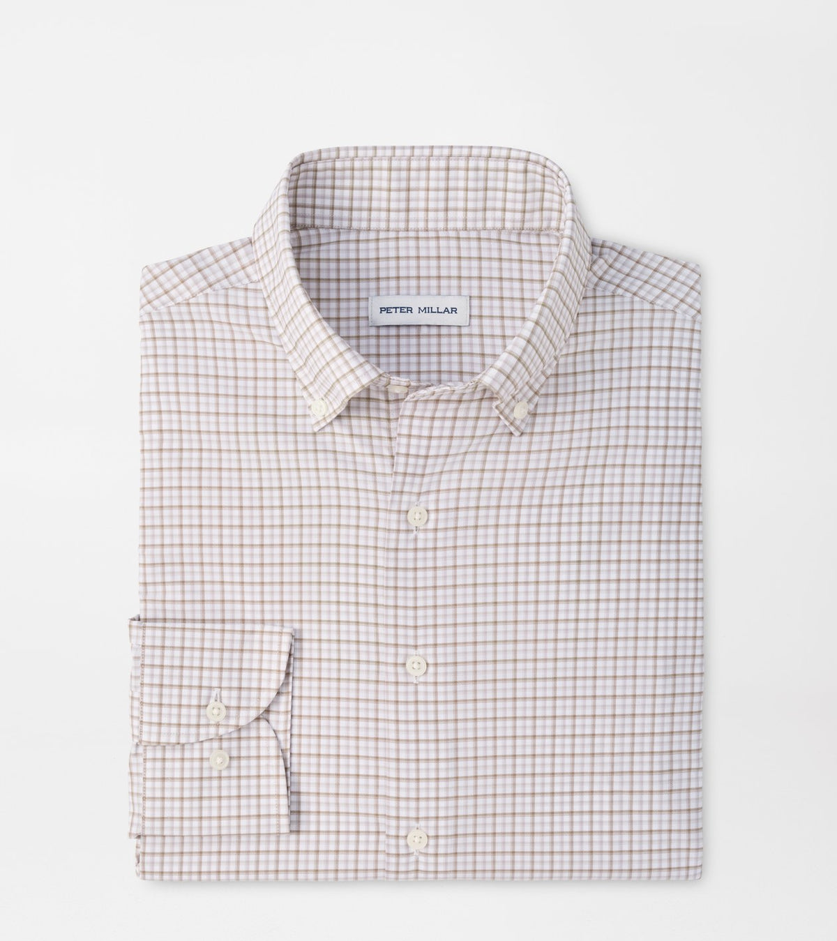 Peter Millar Axel Performance Twill Sport Shirt - Sawgrass