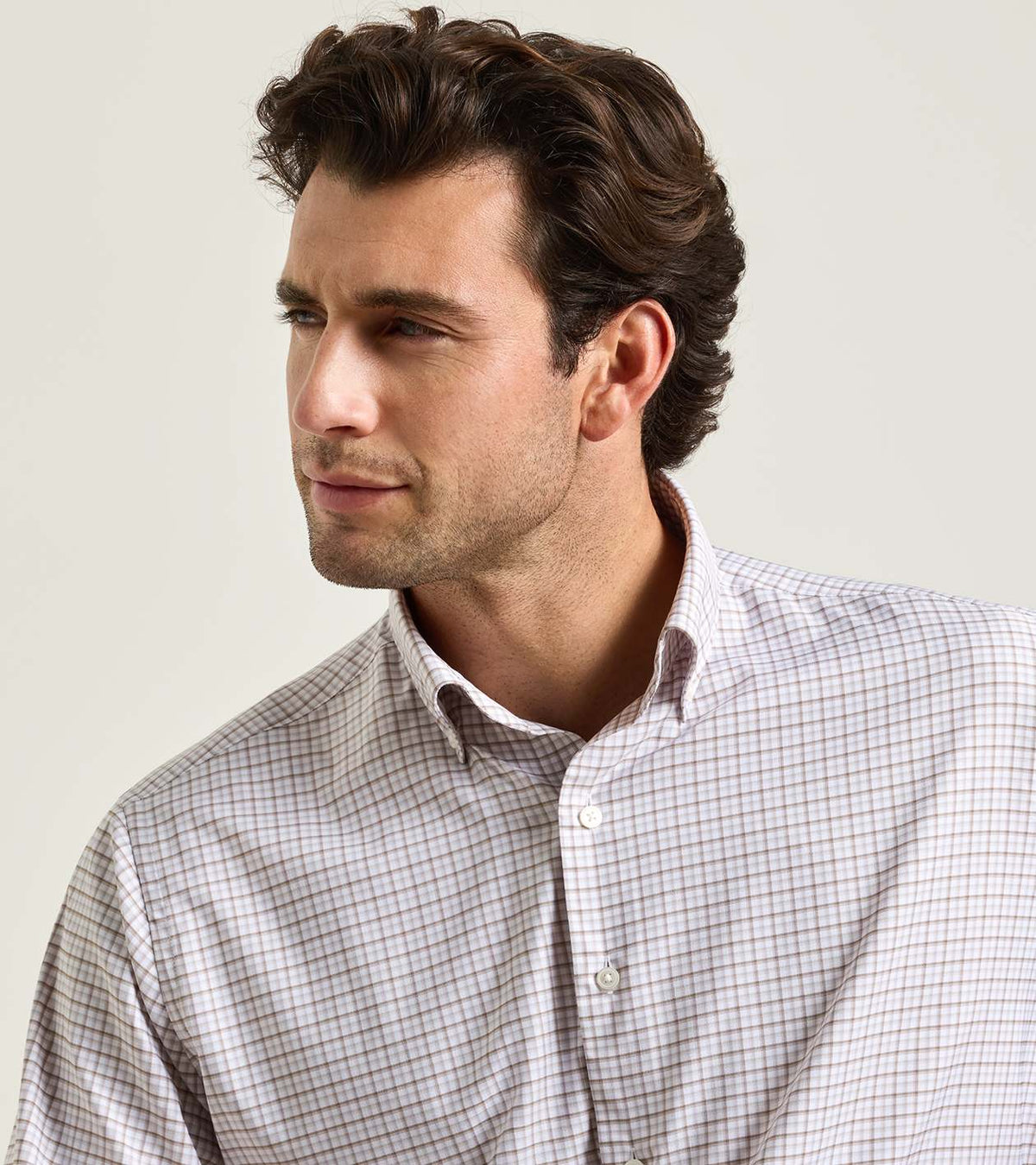 Peter Millar Axel Performance Twill Sport Shirt - Sawgrass
