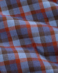 Peter Millar Theodore Performance Flannel Sport Shirt - Crown Blue