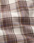Peter Millar Cannon Performance Flannel Sport Shirt - Winter Ivory