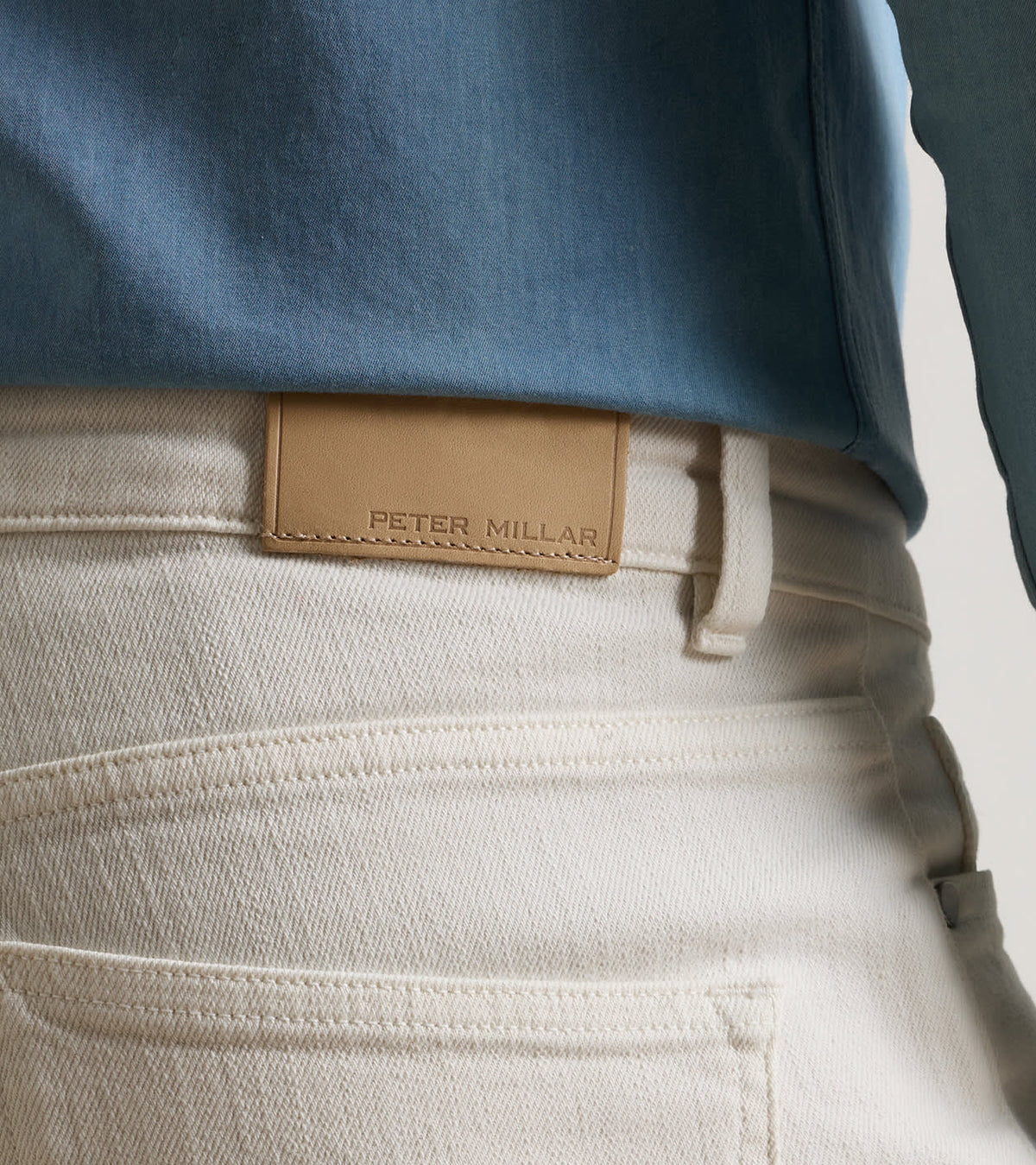Peter Millar Fairfield Garment Dyed Denim - Almond