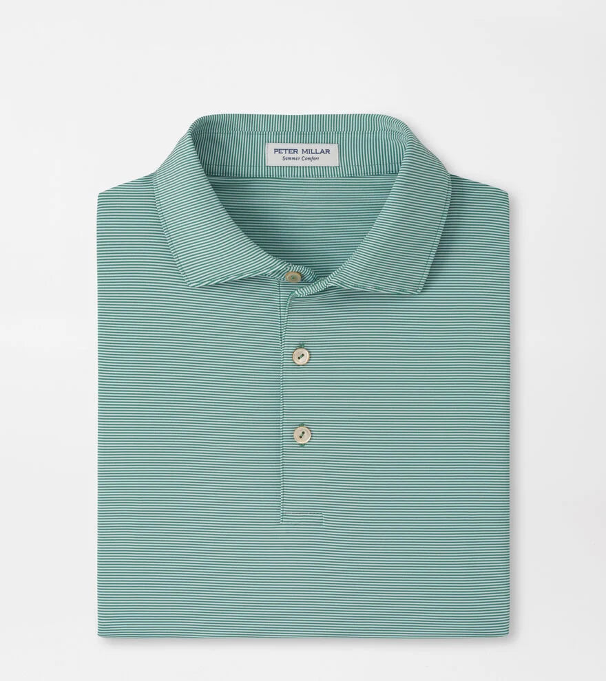 Peter Millar Jubilee Performance Jersey Polo - Snow Pea
