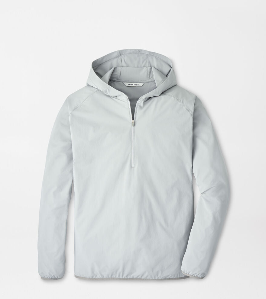 Peter Millar Featherweight Performance Sun Shirt Hoodie - Gale Grey