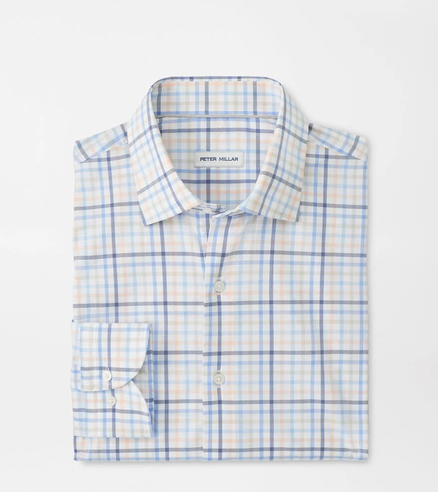 Peter Millar Warren Crown Lite Cotton-Stretch Sport Shirt