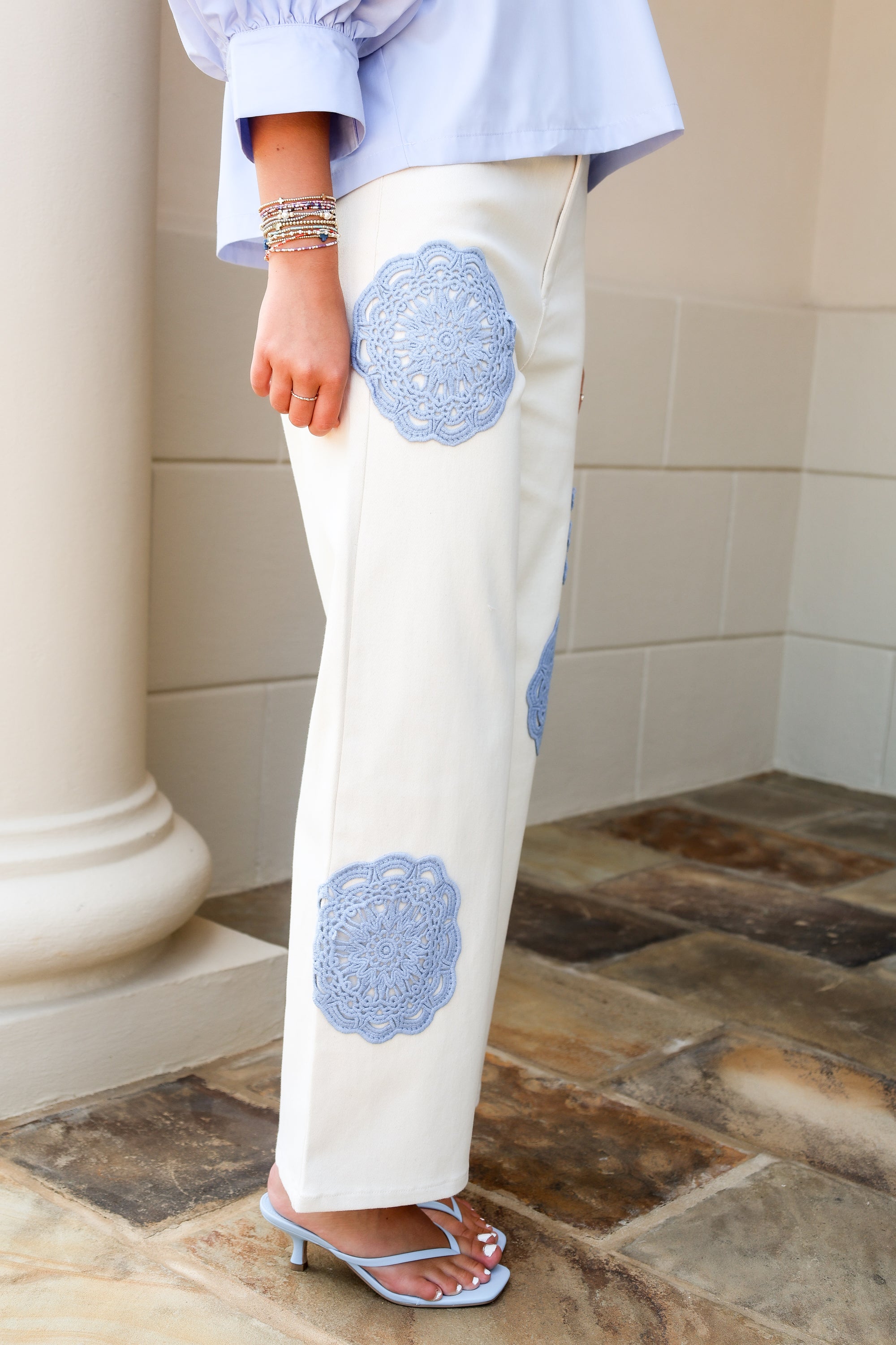 Applique Pants
