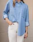 Denim Button Down Shirt