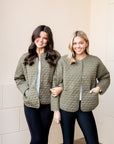 Heart Quilted Jacket