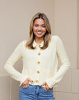 Butter Yellow Cardigan