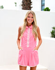 Terry Romper - Pink