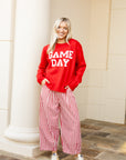 Red Game Day Sweater