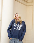 Navy Game Day Sweater