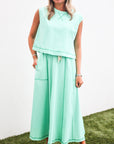 Mint Skirt Set