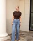 Soft Knit Sweater Top - Dark Chocolate