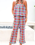 Multi Color Plaid Set