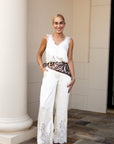 Ivory Lace Trim Set