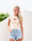 Lobster Beaded Tee