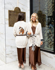 Western Horse Belted Cardigan