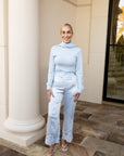 Scarf Neck Sweater Top