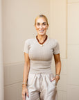 Raleigh Ribbed Knit Tee