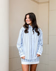 Button Down Skirt Set
