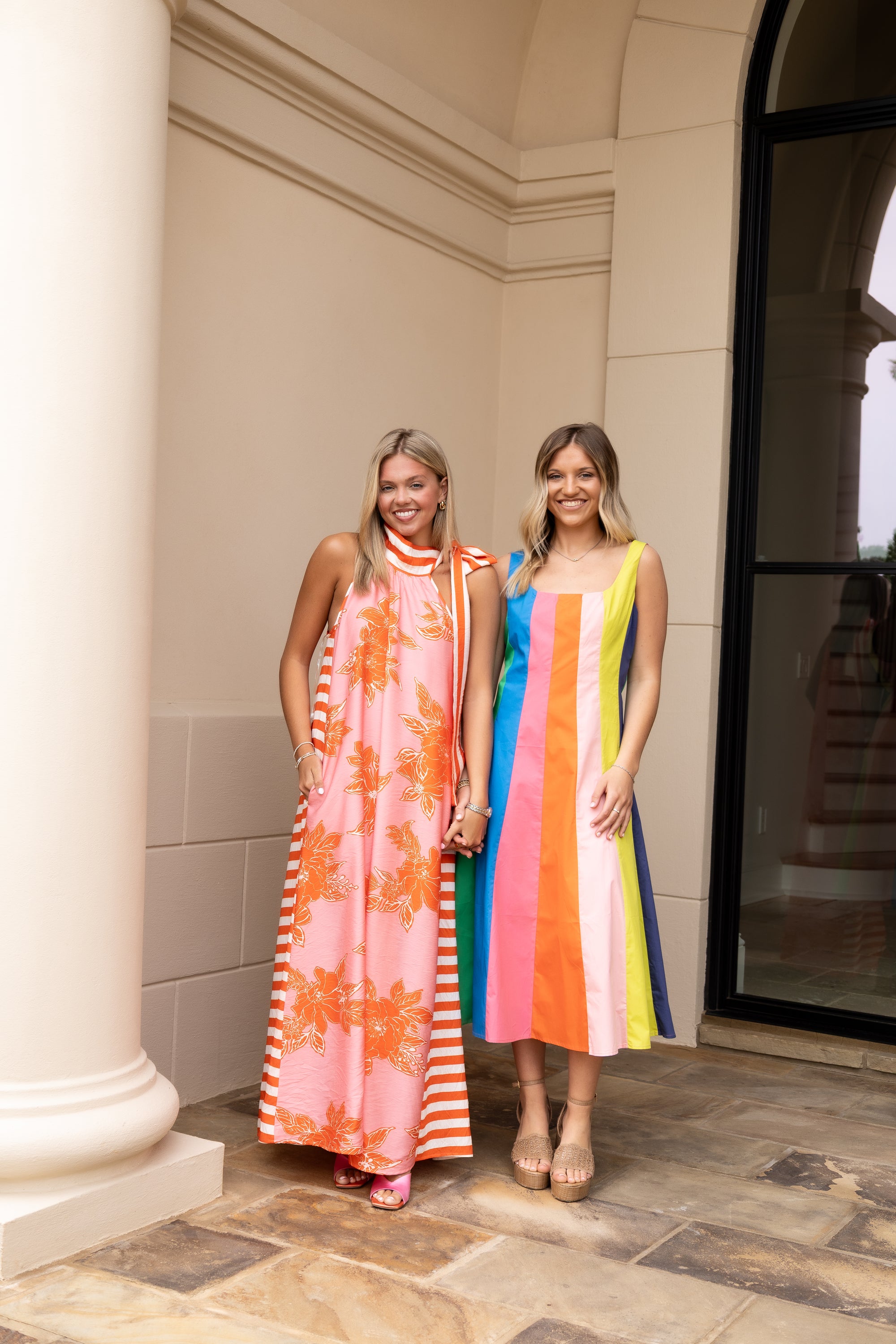 rainbow midi dress Rainbow Galaxy Gradient Long Sleeve Midi Dress by Treaja