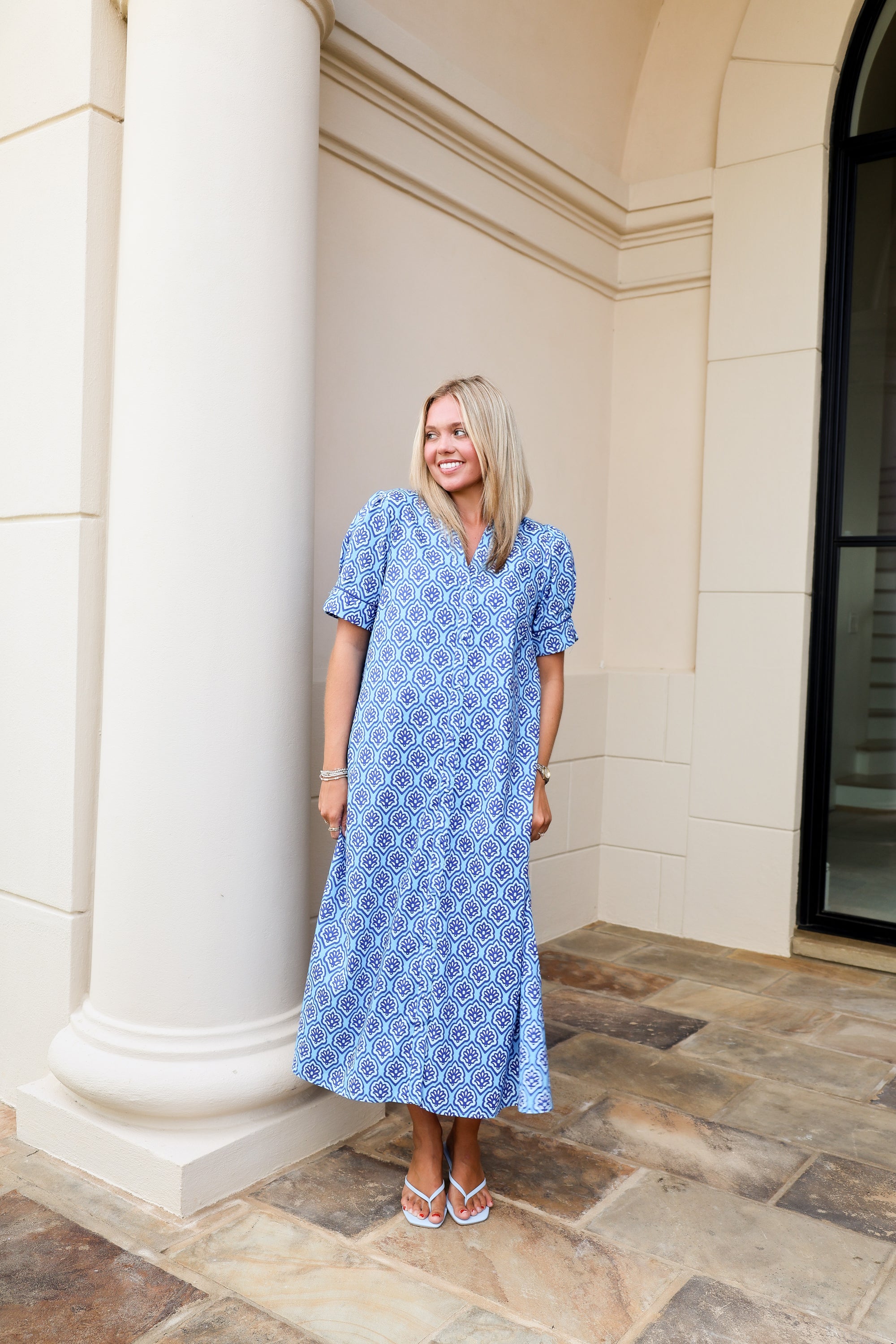 sapphire midi dress Serene Sapphire Midi Dress Teuta Matoshi
