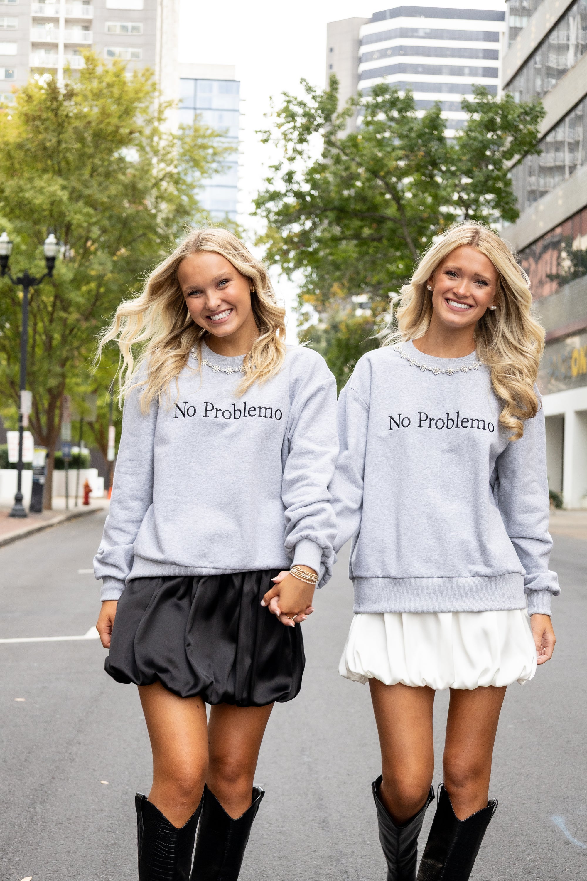 Satin Bubble Skirt - White