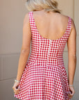 Checker Mini Dress