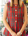 Plaid Vest