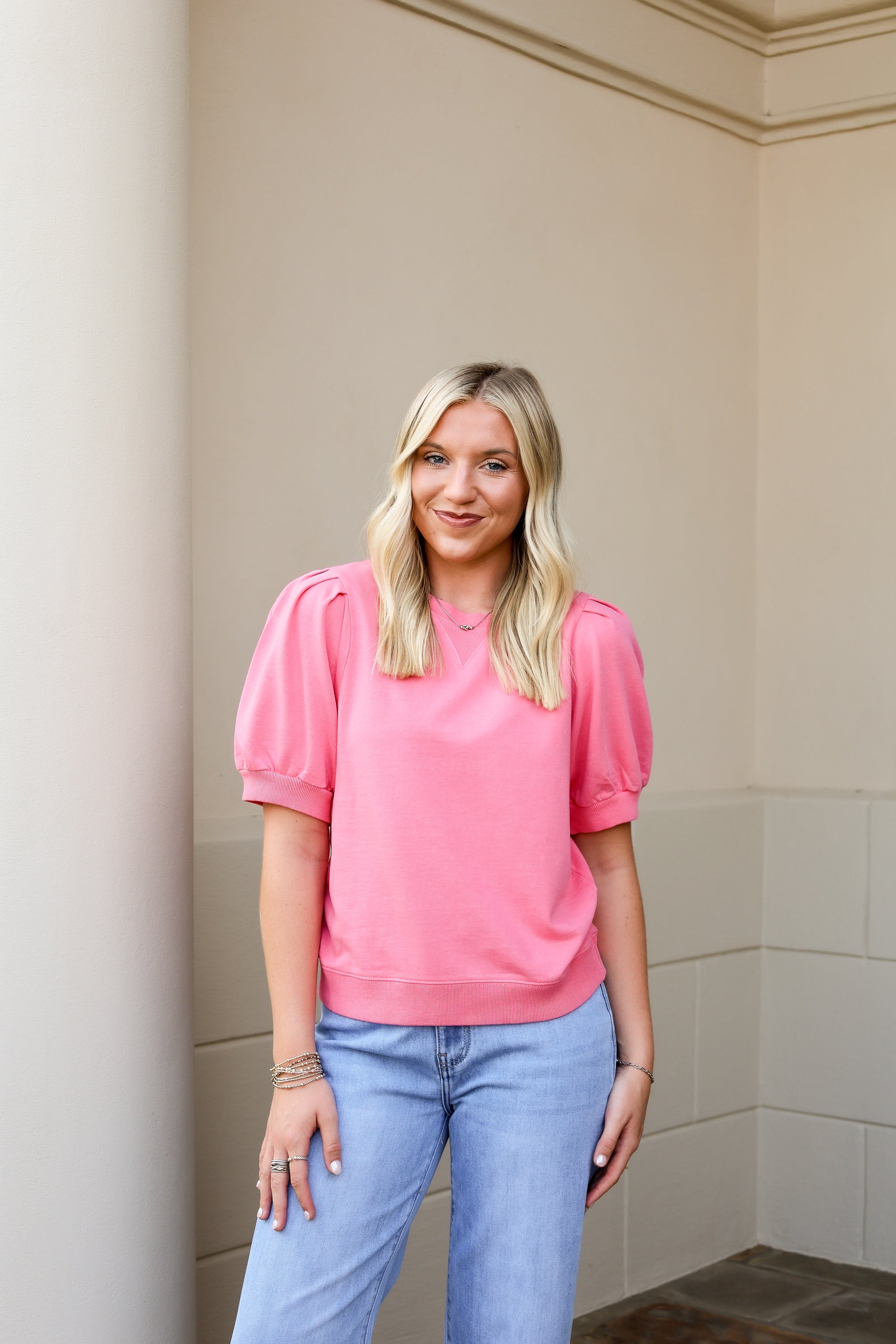 Taya Top - Taffy Pink