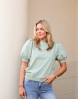 Taya Top - Sage Green