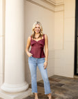 High Rise Crop Flare Jeans