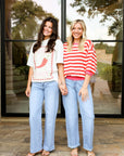 Round Neck Bubble Sleeve Sweatshirt