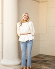 Baylor Belted Top