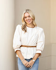 Baylor Belted Top