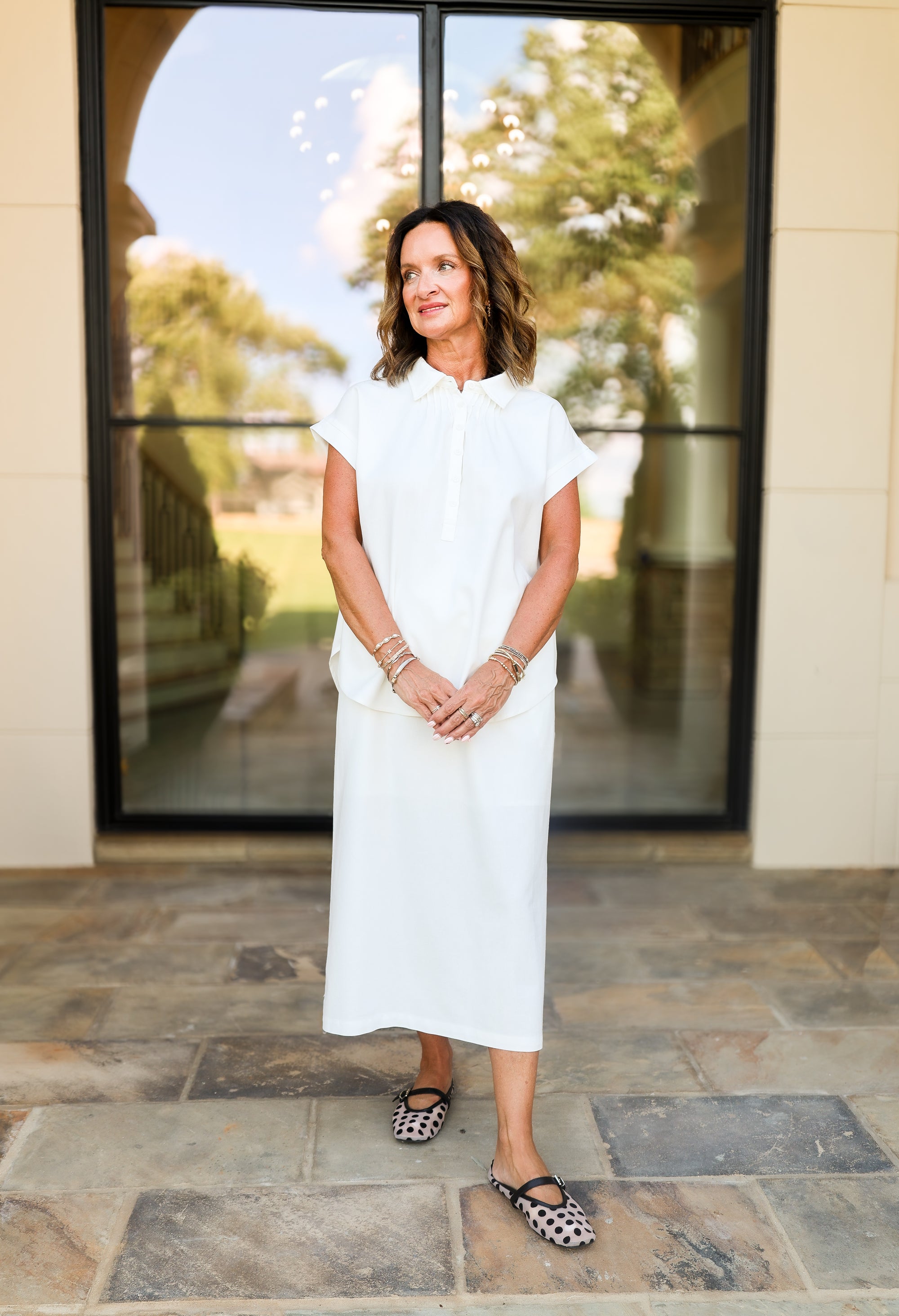 Cotton/Linen Skirt Set
