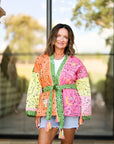 Quilted Kimono Jacket