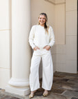 Barrel Pant - Cream