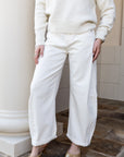 Barrel Pant - Cream