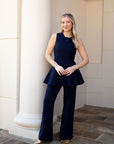 Peplum Pant Set