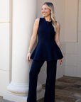 Peplum Pant Set